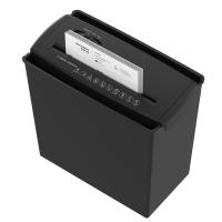 S606B triturador de papel eletrónico de corte de tiras para casa e escritório com lata de lixo de 10 L, tamanho de trituração 6,8 mm