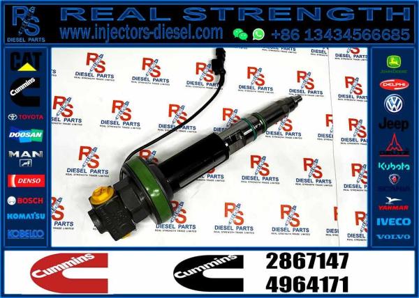 Practical Hot Sale Cummins injector 4964170 4955524 4955527 2867147 for Cummins K19 Qsk19 fuel Injectors