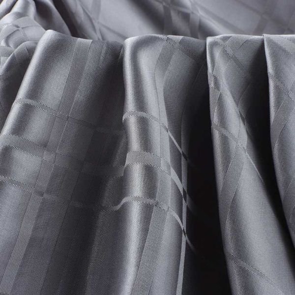 Помытая песком ткань сатинировки вискозы 51% вискоза 49% жаккарда для платья