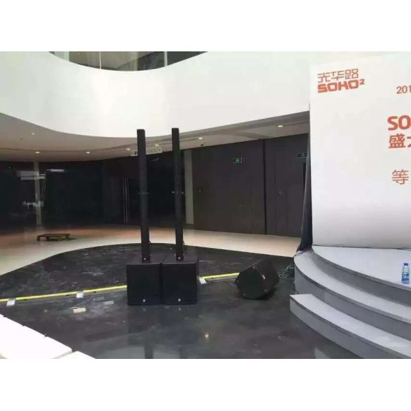 Solar Power System Powered Column Array Speakers Professional Disco Audio