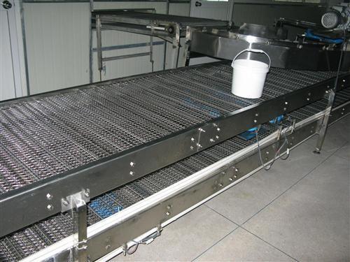 Customized Metal Chain Mesh Conveyor Belt For Continuous Dryer