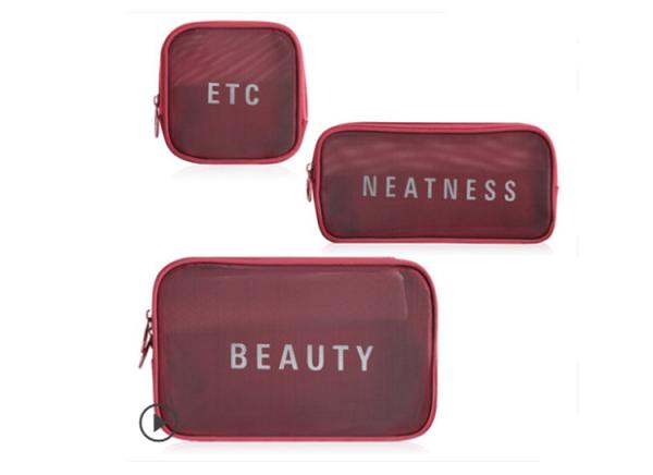 New 2019 small lipstick portable storage bag web hot three-piece carry-on makeup bags