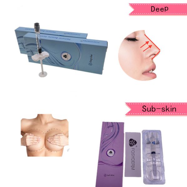 кислота 24mg/ml Injectbale Hyaluronic для заполнителя геля HA губ дермального