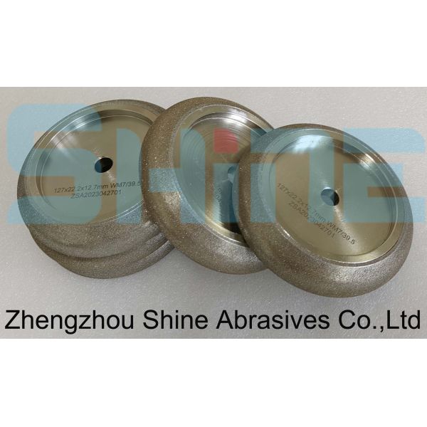OEM 127mm Electroplated CBN Wheel For Bandsaw Blade Sharpening
