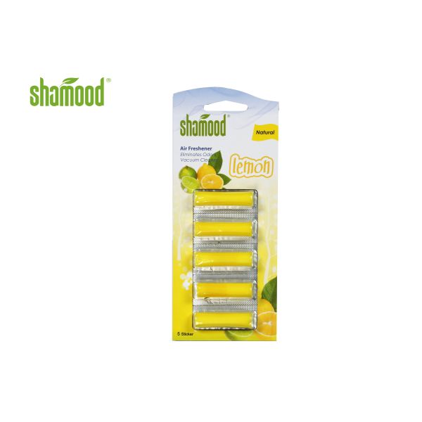5 Strips Vacuum Odor Remover Home Small Yellow Lemon Scents