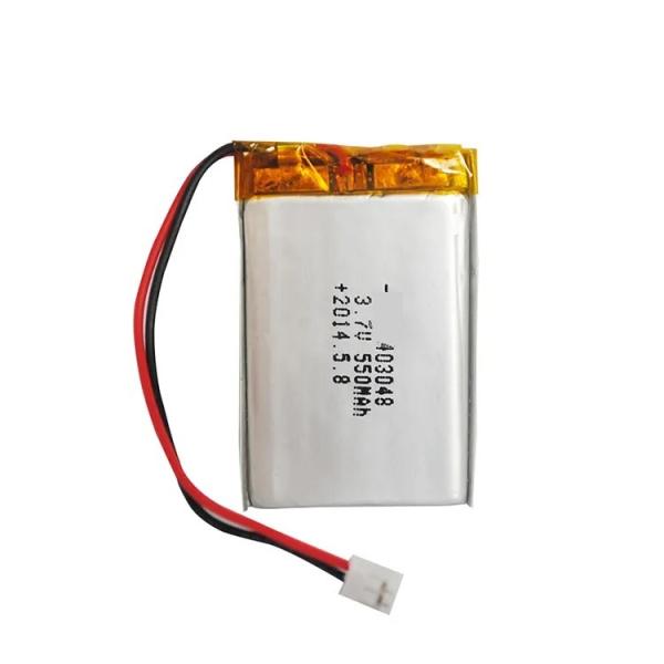 IEC62133 3.7V 403048 Lithium Polymer Battery Pack 550mah 500times Cycle Life