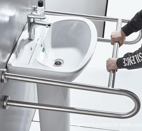 Stainless Steel 304 Bathroom Safety Grab Bar For Pregnant Women Barrier Free