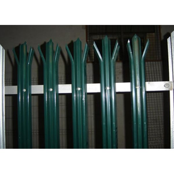 Anti Climb Security Palisade Fencing Gates For Lawns / Villas , Metal Picket