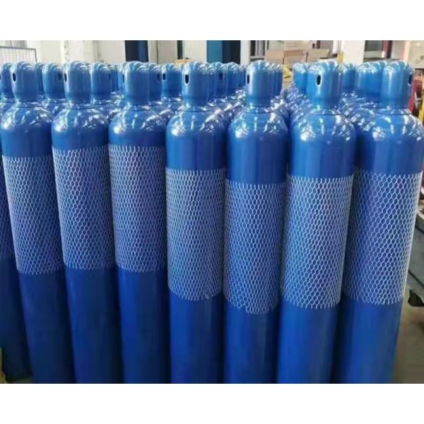 ISO Tped High Pressure Seamless 40L Empty Medical Oxygen Gas Cylinder for Peru India