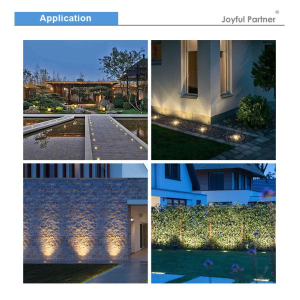 3W LED IP67 водонепроницаемый 24V теплые белые подземные погребенные огни для наружного ландшафта