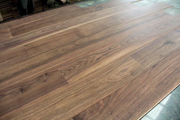 Natural Oiled American Walnut Wide Plank Engineered Wood Flooring