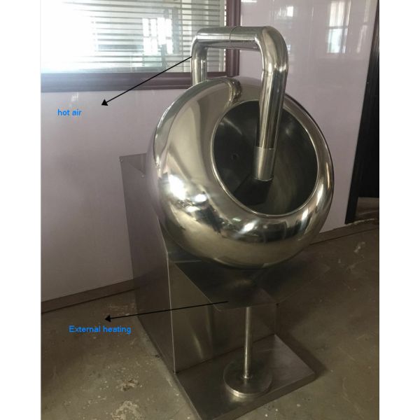 800mm Snack Food Machinery Sugar Coated Almonds Chocolate Polishing Machine