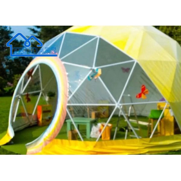 Water-Proof,Sun-Proof, UV-Proof,Rust-Proof Geodesic Dome Camping Tent On For Outdoor Events