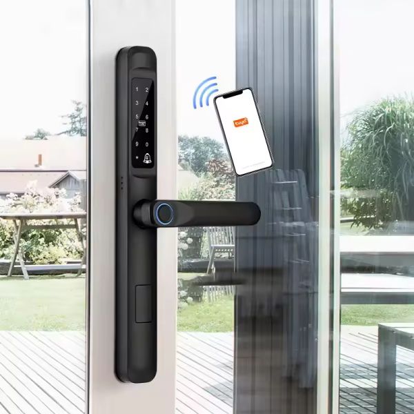 Rfid Card Code Slim Aluminium Door Lock Smart Waterproof 36MM