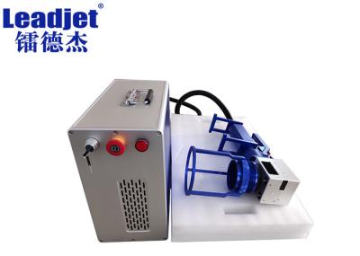 Design compacto da máquina da codificação do grupo de Mini Handheld Portable Fiber Laser para a tubulação de borracha