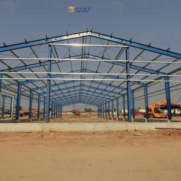 Minimizing Damage Light Steel Frame Building Weather Resistant 2 Bedroom Prefab House