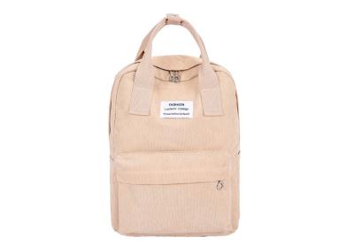 Kids Pink Cotton Backpack With Handle School Top Handle Backpack