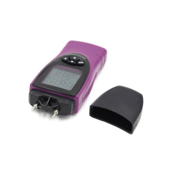 Handheld Digital Moisture Meter Humidity Tester for Wood Concrete Model H10198 LCD Display Mini