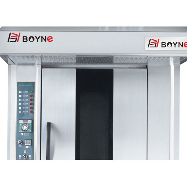 430 Or 304 Stainless Steel Comercial Sixty Four Trays Rotary Oven For Bakery