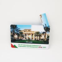2,0 o UDP classificou um cartão de crédito USB cola o logotipo de 32GB 64GB 128GB CMYK