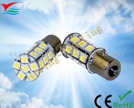 White / blue / amber SMD5050 24 pieces 7440 / 7443 base 50000 hours LED automotive light