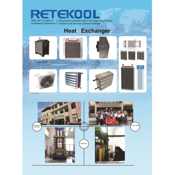 Water to Air Heat Exchanger for Hot Water Coil Outdoor Wood Furnace