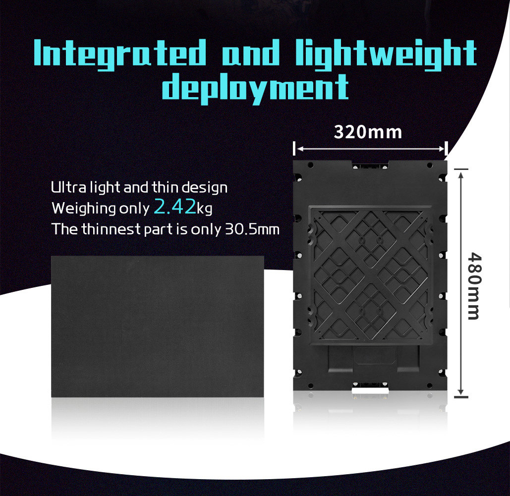 Комбинированный регулируемый модуль P1.86-P2.5 Fine Pitch LED Display для выставки
