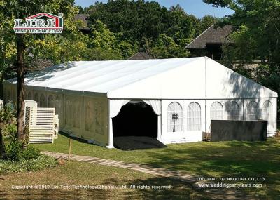 850g/㎡ Transparent  Pvc 4m Outdoor Party Tents For 200 People