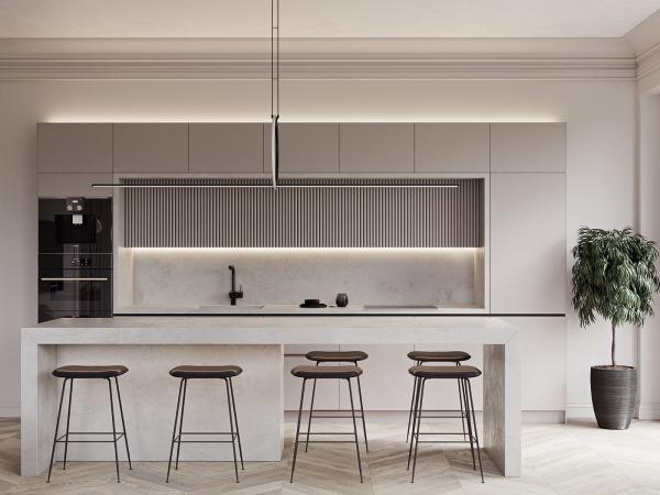 Home Modern Prefab Kitchen Cabinets Cupboard Custom Size & Design