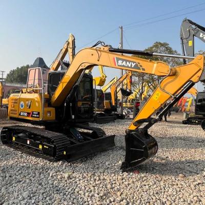 Original 0.12m3 Bucket Capacity Little  Compact Used Excavator SANY SY75Cpro Crawler Excavator 0.7tons