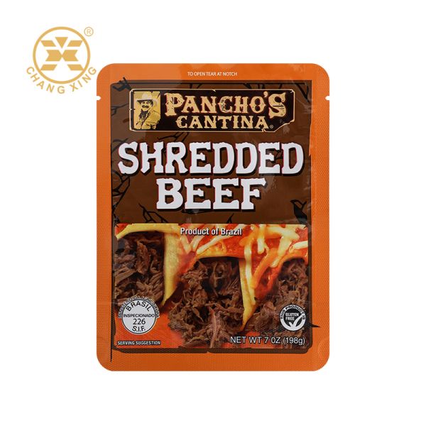 Custom Printing Food Grade Beef Jerky Packaging Bag Moisture-Proof Sealed Bag For Pork And Beef