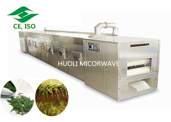 Industrial Conveyor Belt Type Microwave Herb Leaves Dryer/Microwave Tea Drying Machine