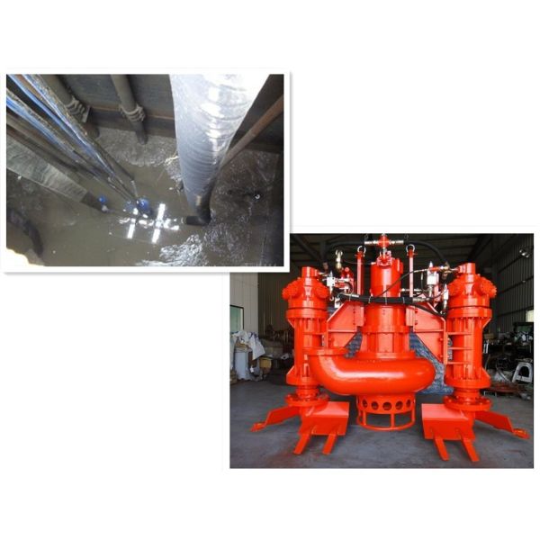 Industrial Electrical Submersible Slurry Pump With Anti Abrasive Material 50hz / 60hz