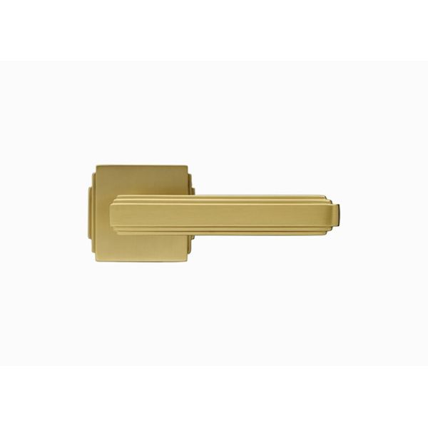 Wear Resistant Brass Door Handles 137mm 72mm Modern French Door Handles