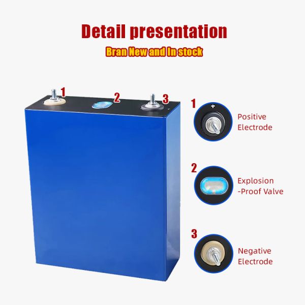 CATL Lithium Iron Phosphate Battery 3.2V 310AH LiFePO4 with 3000 Cycle Life and Aluminum Housing for RV EV Solar Energy Storage