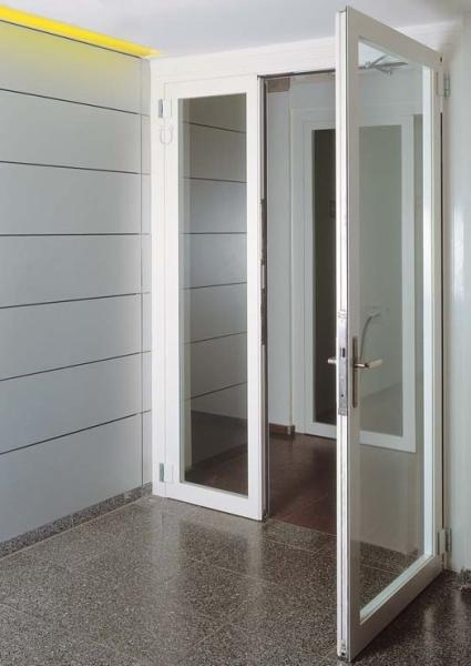 Side-hung Aluminum Door Extrusions For Office Room / Bathroom
