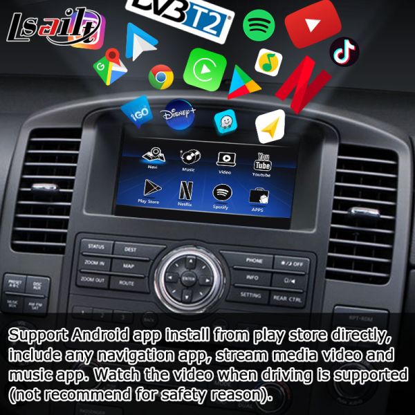 Обновление сенсорного экрана HD с несколькими пальцами для Nissan Pathfinder R51 carplay android auto