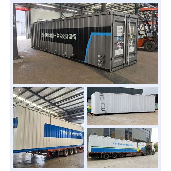 Mbr/Mbbr Containerized Sewage Treatment Plant For Residential Areas