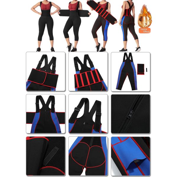 High Waist Fitness Leggings Bodysuits for Women Custom Logo Slim Shapers by HEXIN 2021