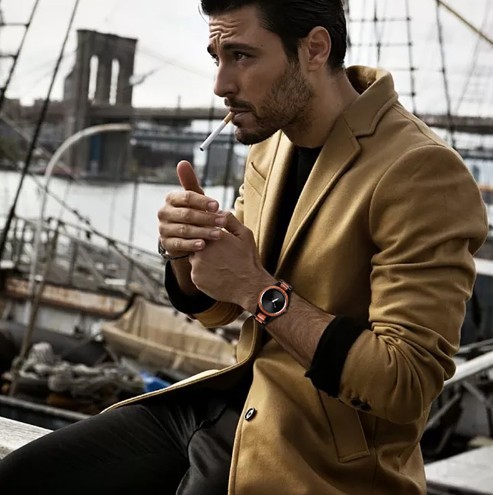 Дозор кварца деревянных людей изготовленного на заказ логотипа с сетноым-аналогов дисплеем шкалы, временем работы от батарей 2 год