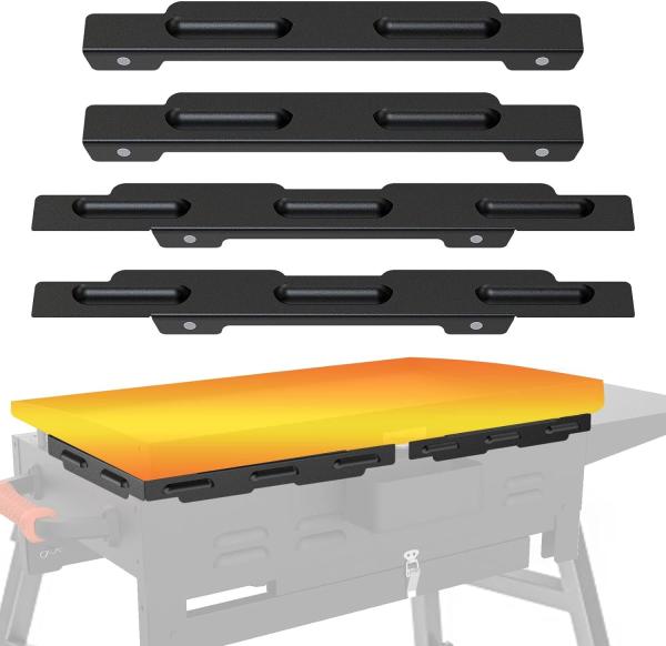 Magnetic Wind Screens Wind Guards for Blackstone 28 36 Griddle Fit with Hood, Rear Grease Cup and Side Shelf