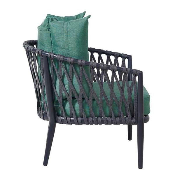 2.5CBM Rope Lounge Sofa 4 Pieces Outdoor Garden Furniture