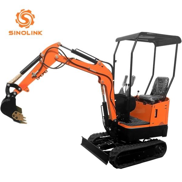 1 Ton Mini Tracked Excavator Hoe Crawler Loader Garden Farm Machine CE