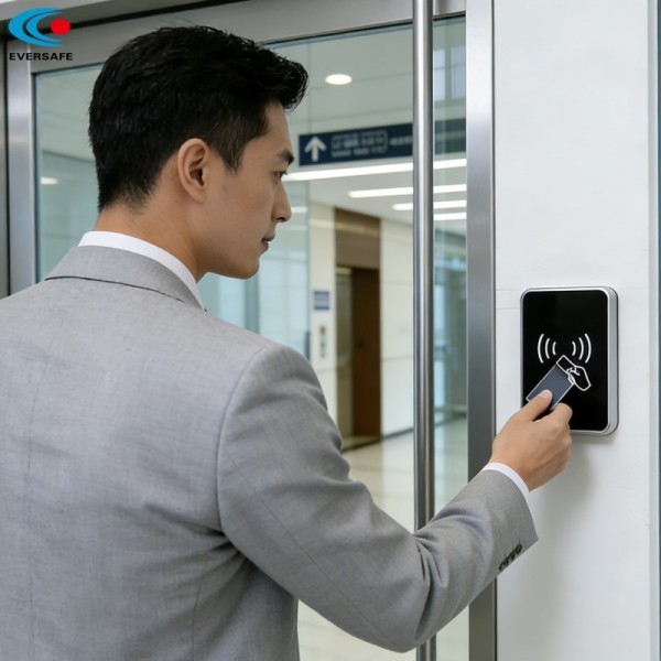 RFID Access Control Panel with 8000 Card Capacity, Multi-Floor Management & 20000 Event Logs for Hotel/Office Security