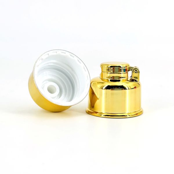 20mm 24mm 28mm Plastic Shiny/Matt Silver Golden Flip Top Cap Screw Bottle Lid