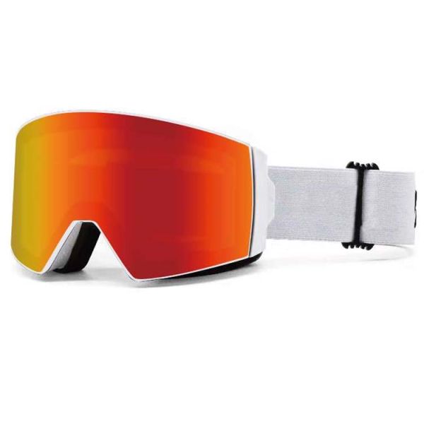 Adjustable Anti Slip Strap and Optional Foam Magnetic Snowboard Goggle for Snowy Days