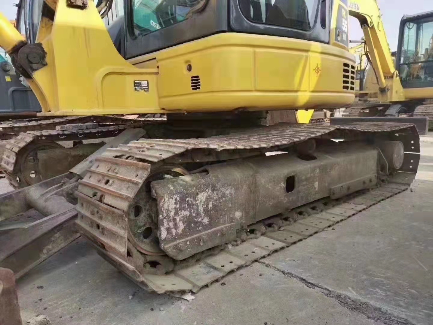 Ремонтированный экскаватор Komatsu PC 55 MR Двигатель 45000kg Мощность для тяжелой работы