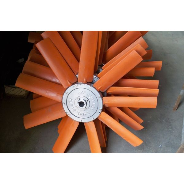 4-10 cuchillas de plástico ventilador de flujo axial para 120/220/380/440/680v torre de refrigeración de voltaje