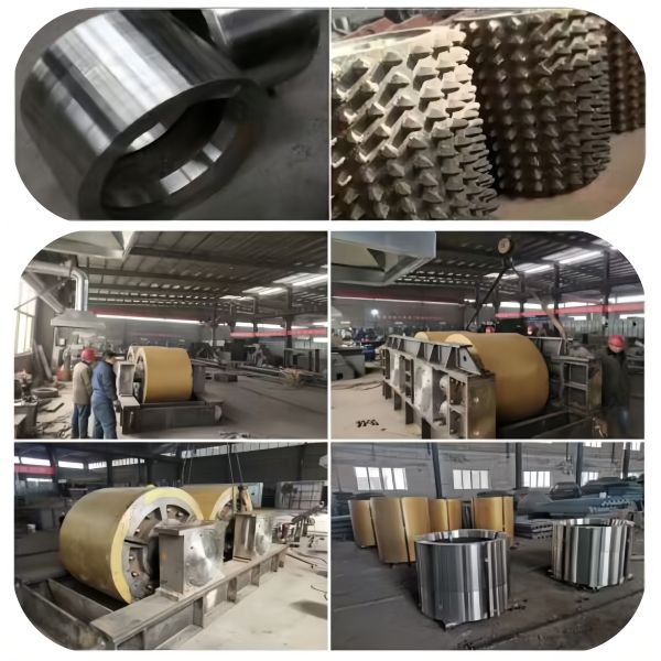 Coal Coke Two Roller Crusher Double Roll Small Quartz Limestone Rock Stone