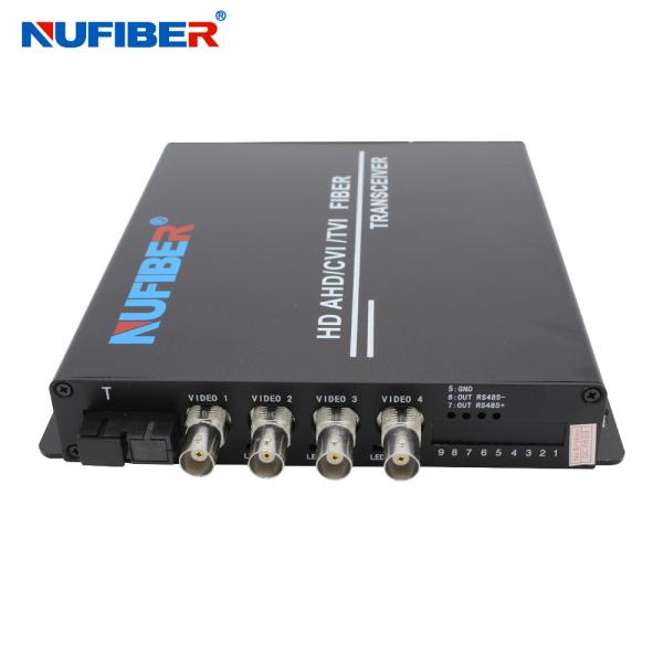 NF-4V1D-T/R-F20-1080P Fiber Video Converter 1080P 4CH BNC to Fiber Transmitter Receiver FO to Coaxial Extender